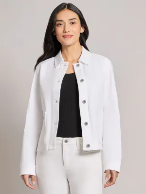 Patch Pocket Denim Jacket, Soft White