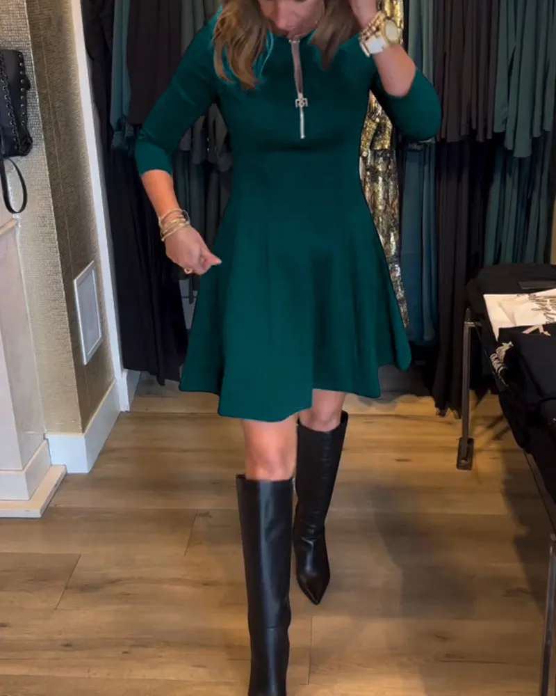 Paty® | Elegant Zip Dress