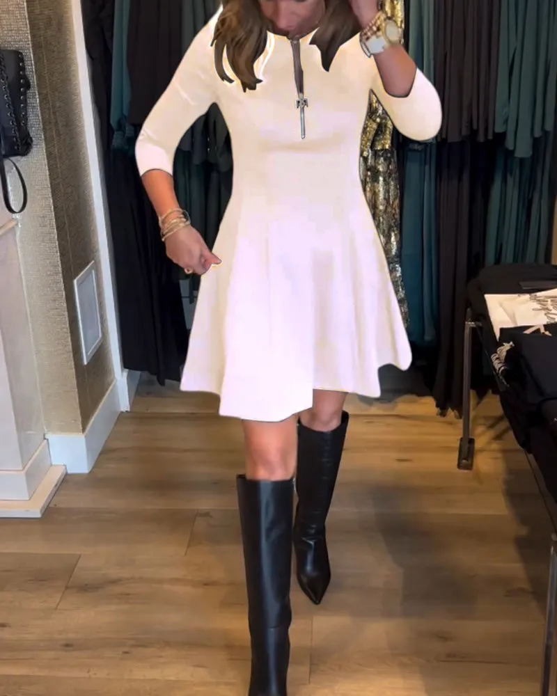 Paty® | Elegant Zip Dress