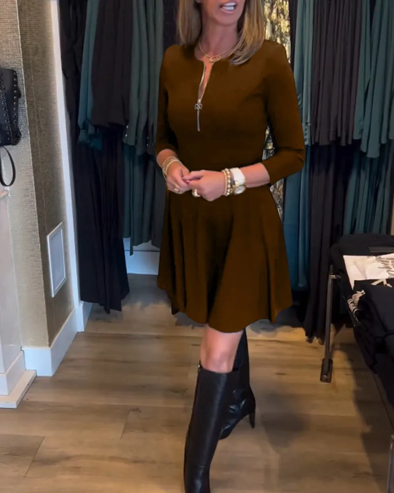 Paty® | Elegant Zip Dress