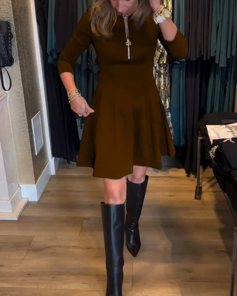 Paty® | Elegant Zip Dress