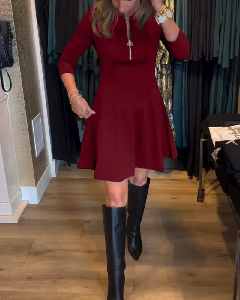 Paty® | Elegant Zip Dress