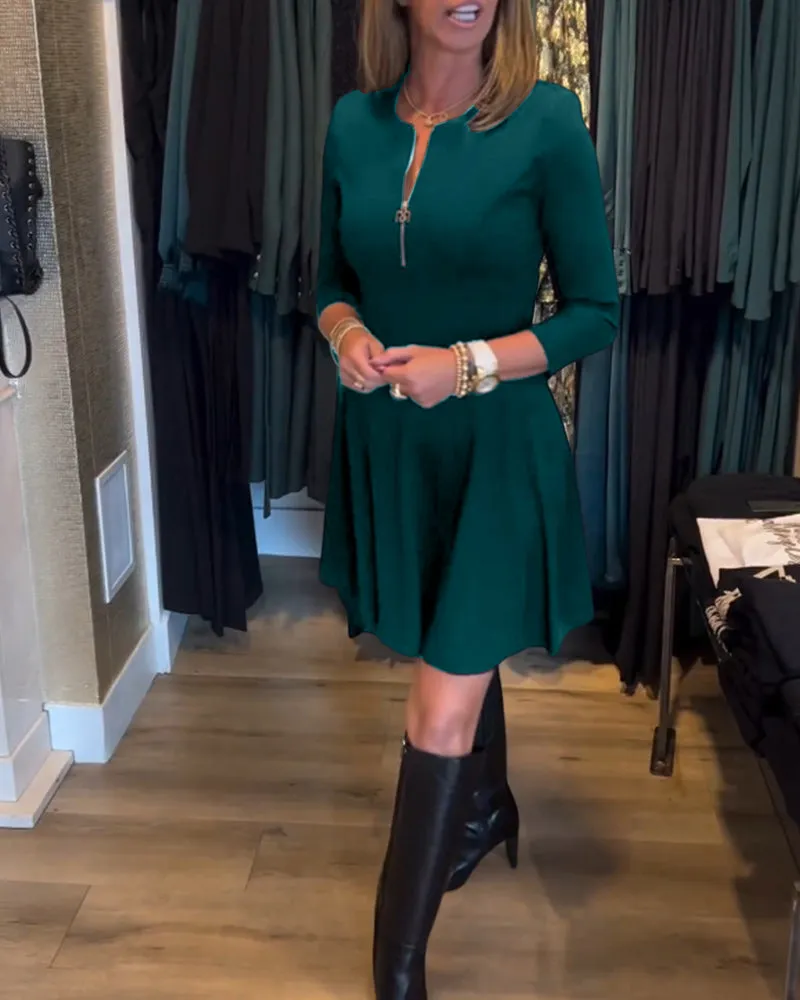 Paty® | Elegant Zip Dress