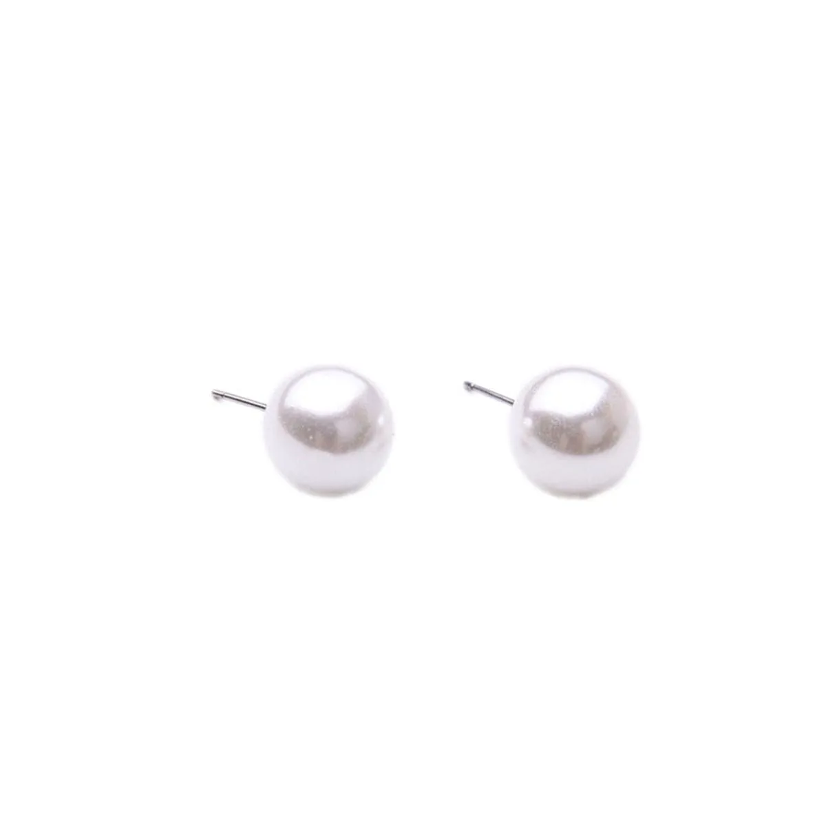 Pearl & 18K Gold-Plated Lips Stud Earrings