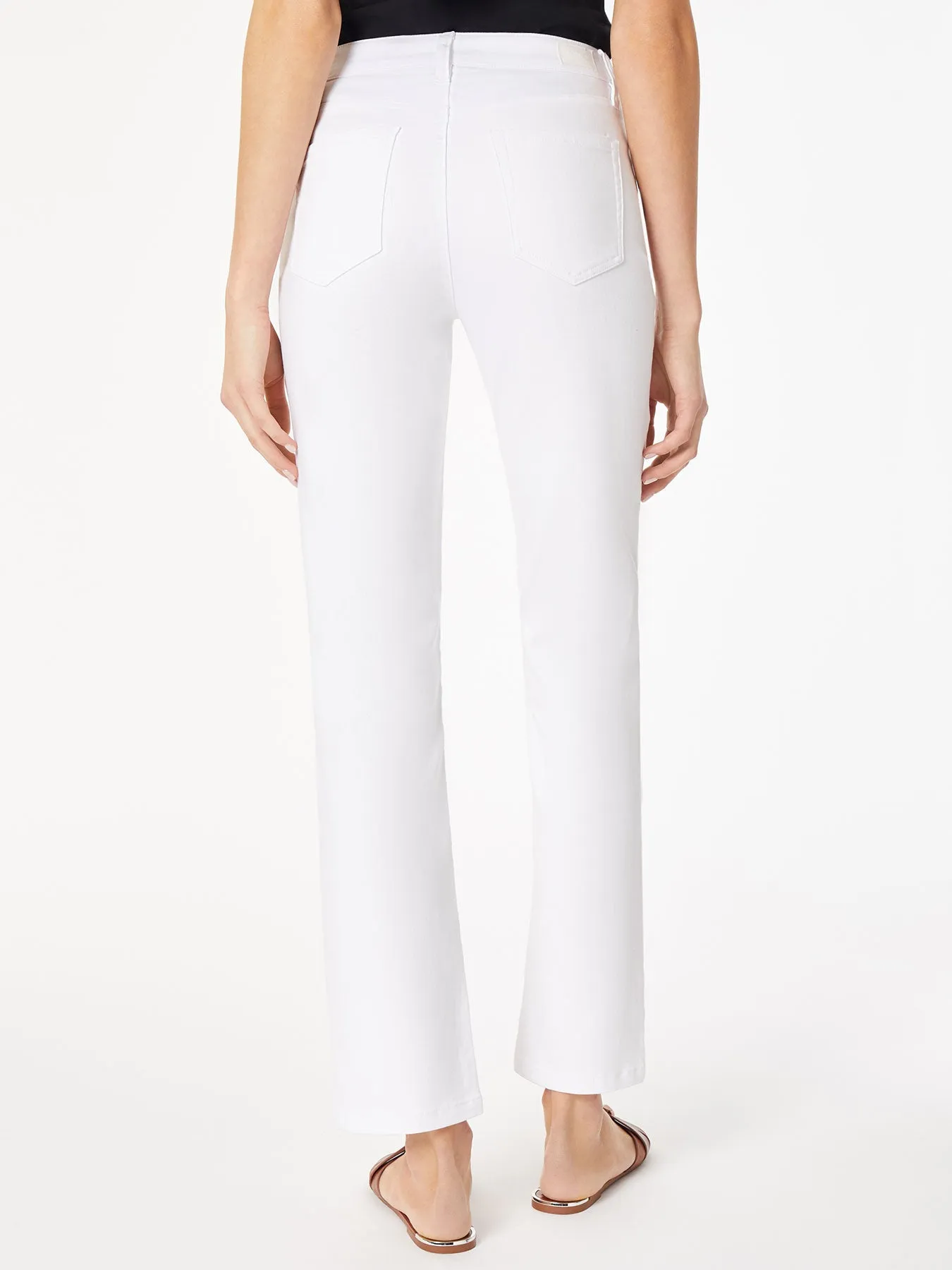 Petite Lexington Straight Leg Jeans, Soft White