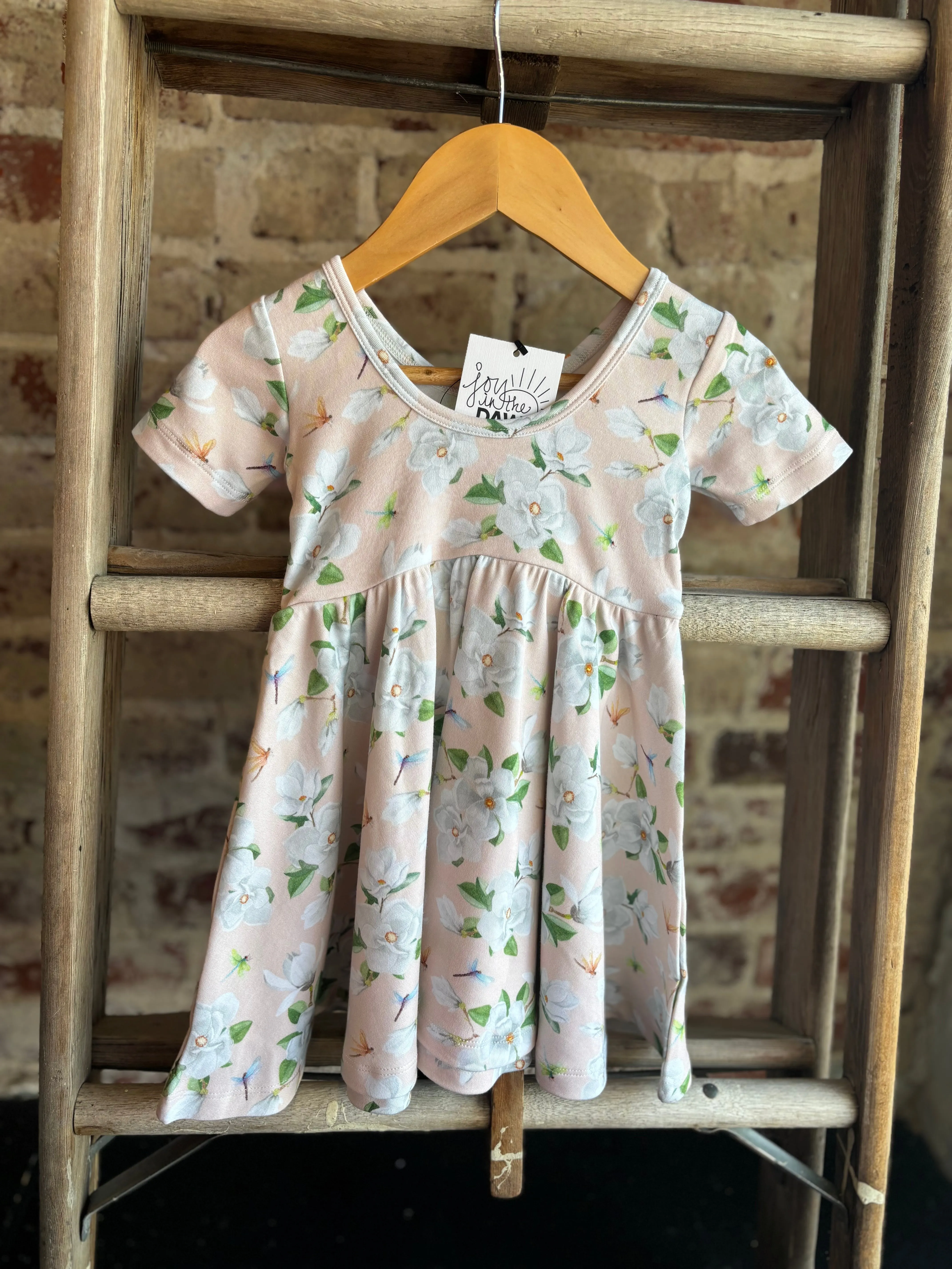 Pink Magnolia Twirl Dress- Toddler/Youth