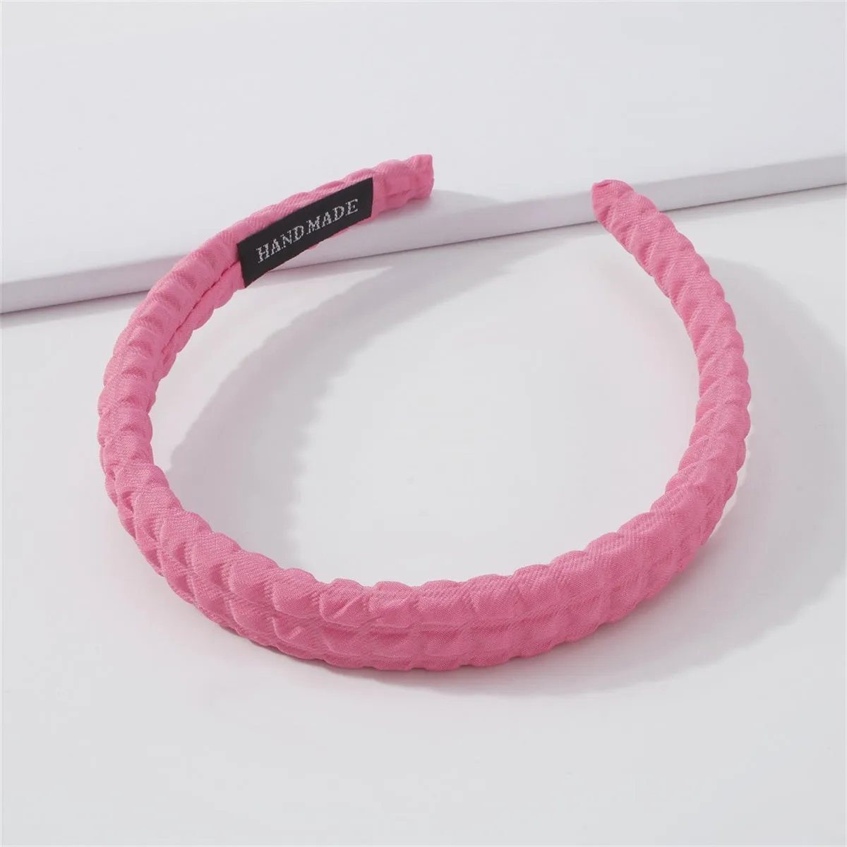 Pink Textured Hard Headband
