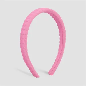 Pink Textured Hard Headband