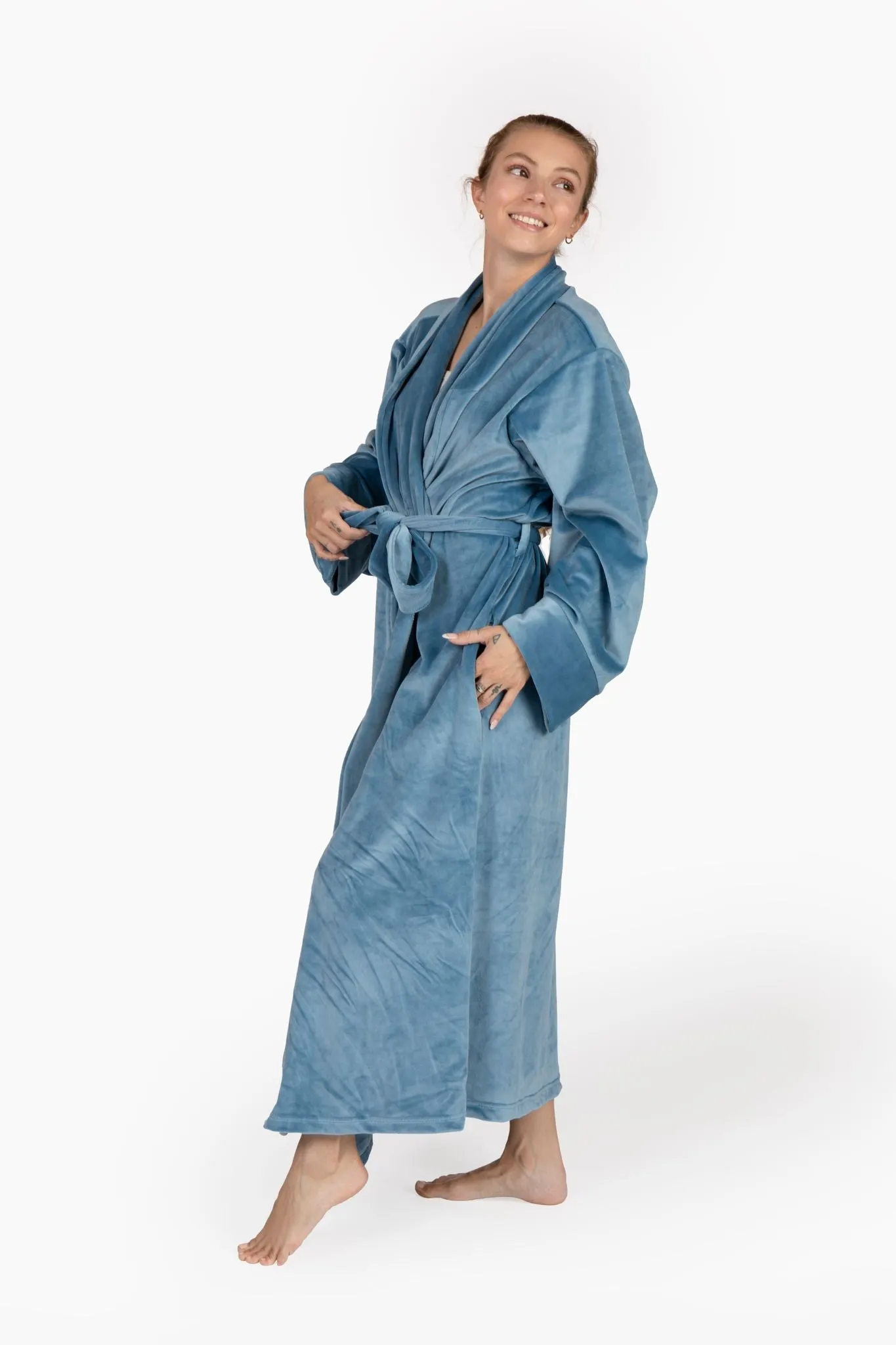 Plush Velour Women's Robe