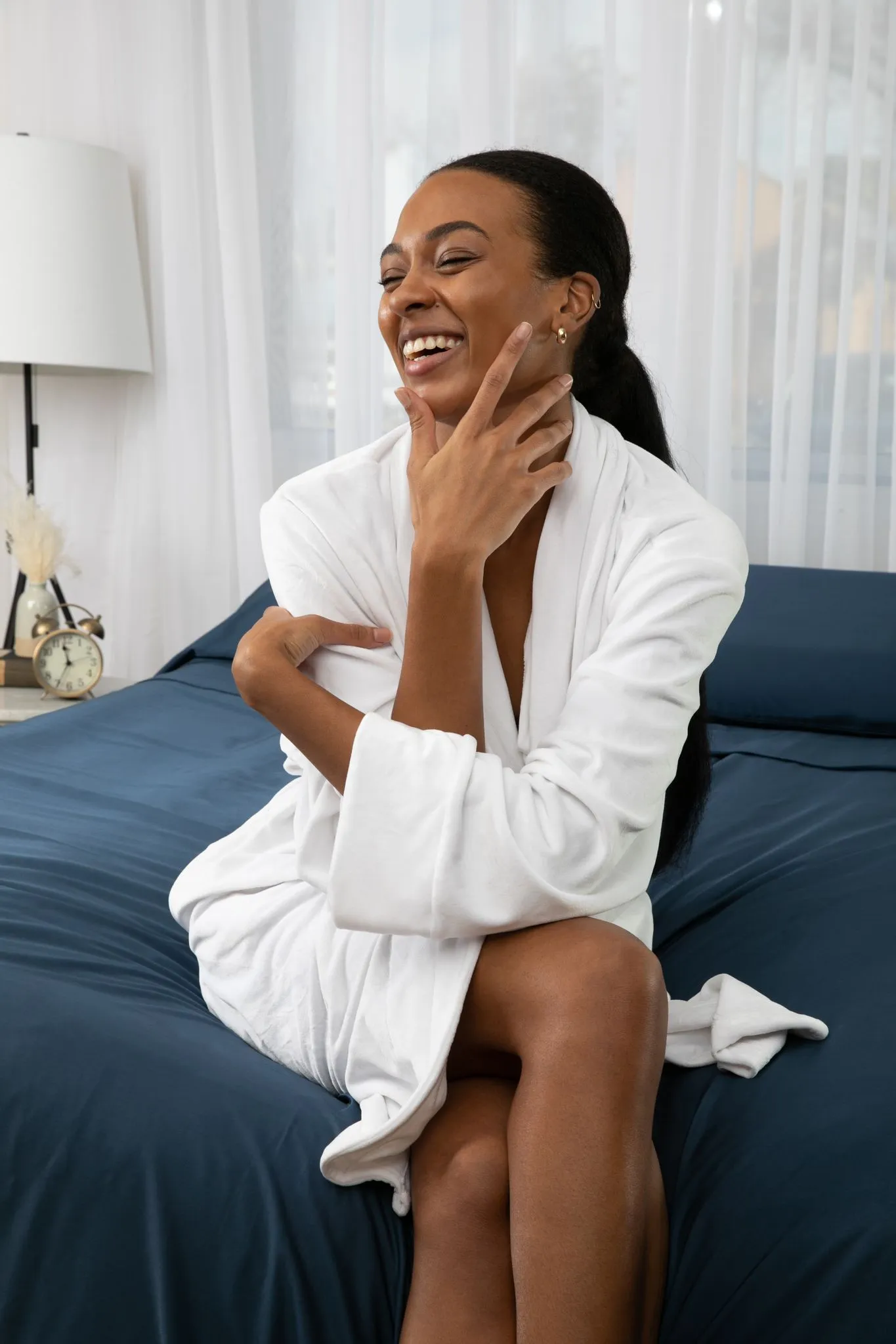 Plush Velour Women's Robe