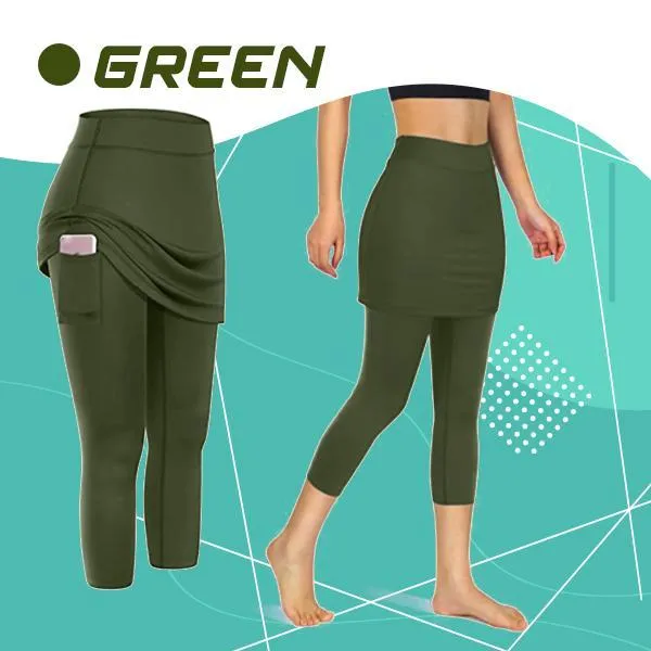 Pocket Skirted Legging