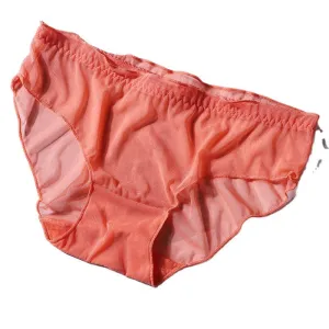 Popular Mesh Transparent Women's Underwear Lightweight Breathable Lace Briefs Women's Pants Pure Cotton Crotch Underwear For Women