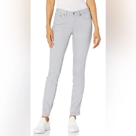 prAna Women's Kayla Jean in Storm Cloud gray - size 0 inseam 32”