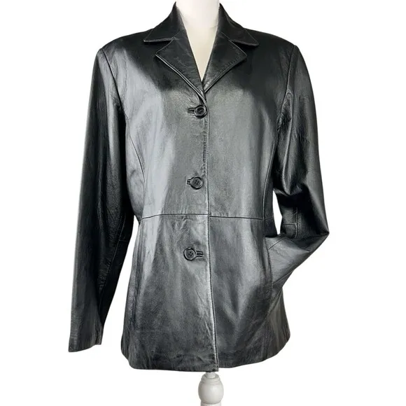 Preswick &amp; Moore Womens Size L   Beautiful Soft Genuine Leather Jacket