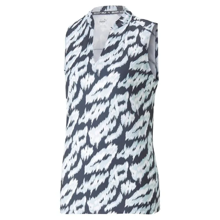 Puma Women's MATTR Animal SL Golf Polo