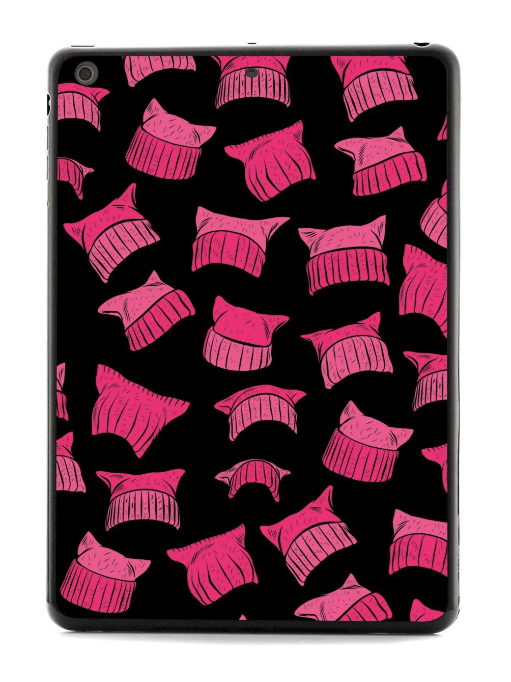 Pussy Hat Pattern - Womens March - Black Case