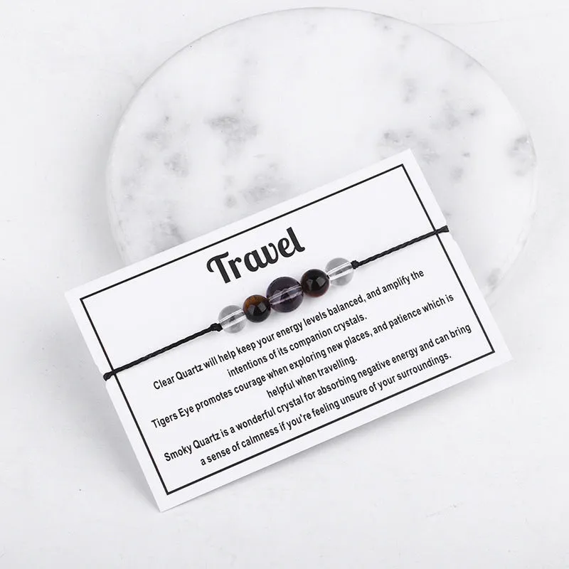 Quartz 'Travel' Adjustable Bracelet
