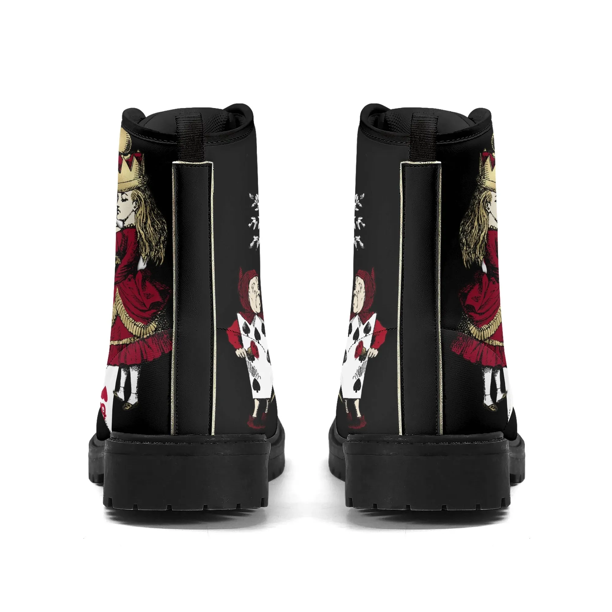 Queen of Hearts Off With Her Head - Mens Vegan Boots
