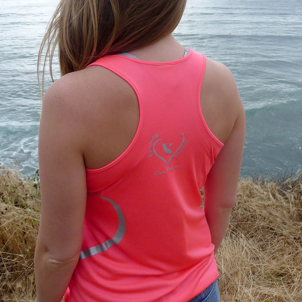"iHeart Cali Paddler" Racerback Womens Jersey