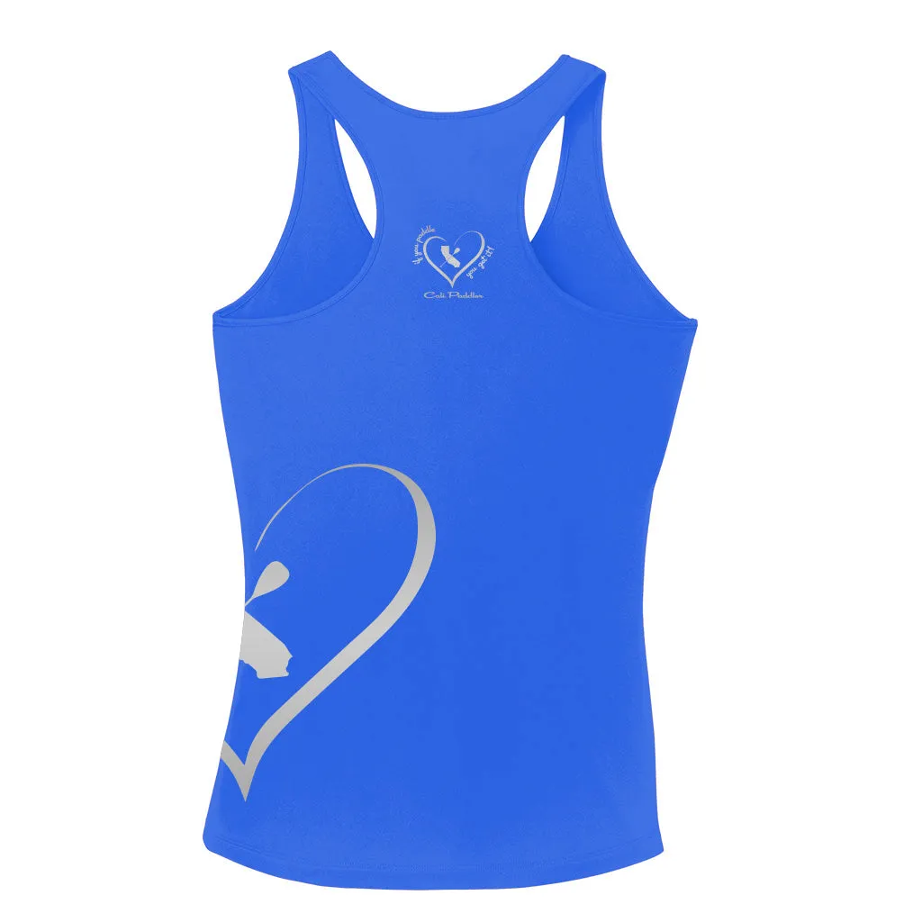 "iHeart Cali Paddler" Racerback Womens Jersey
