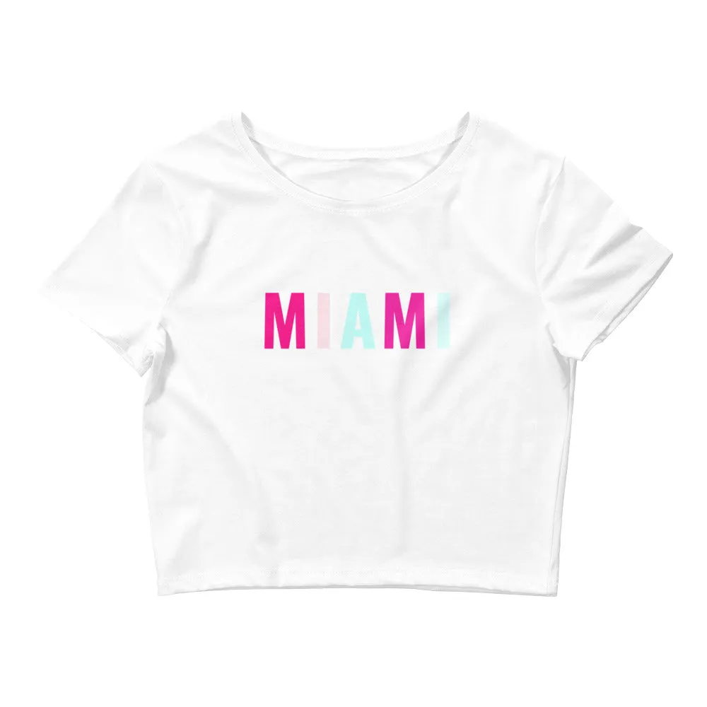 "Miami- VICE" Women’s Crop Tee