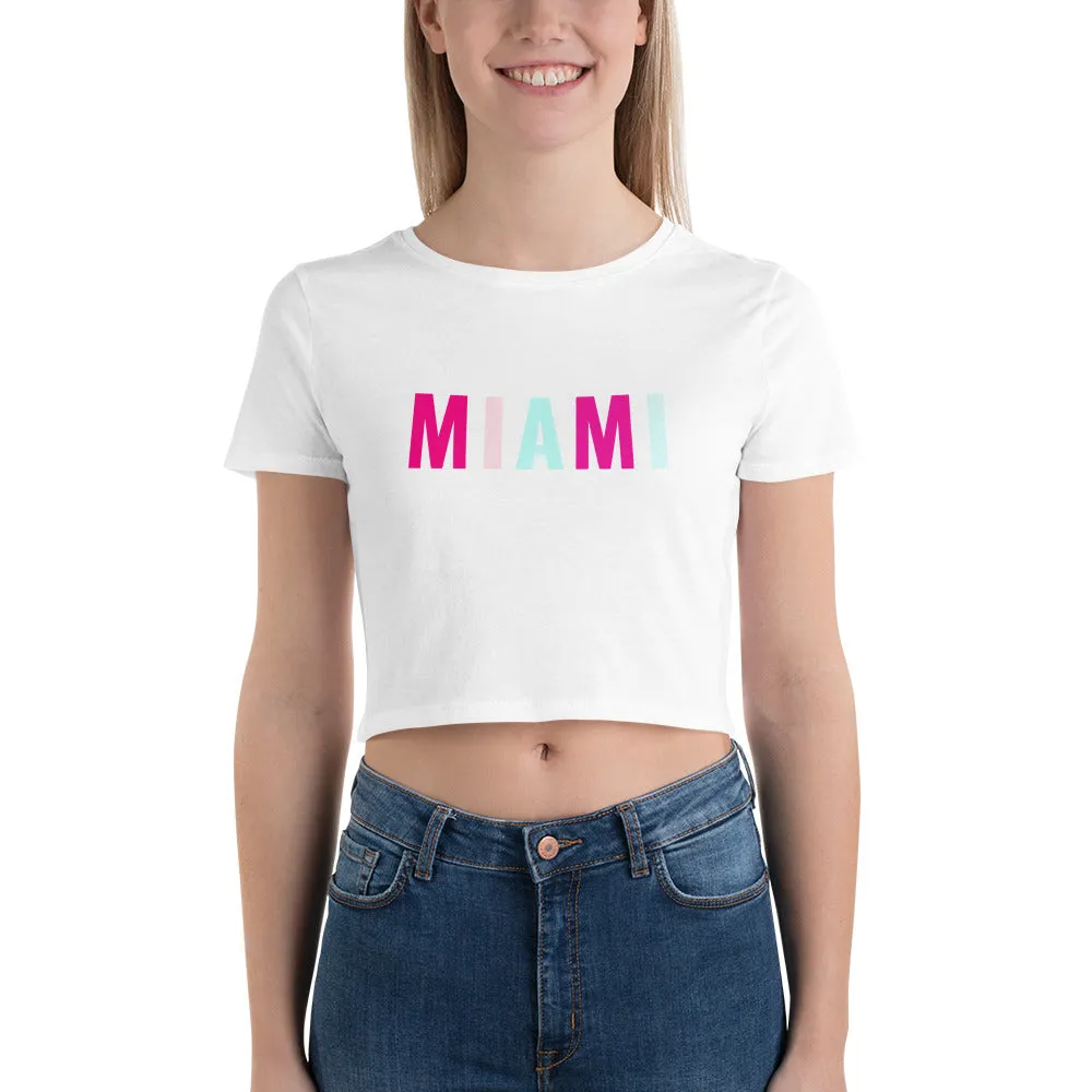 "Miami- VICE" Women’s Crop Tee