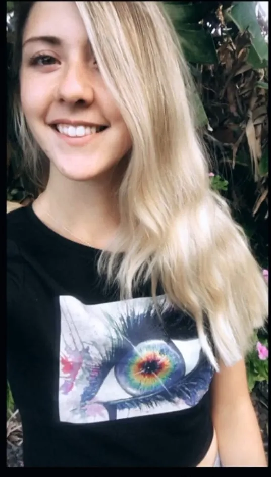 Rainbow Eye Women's Crop Top
