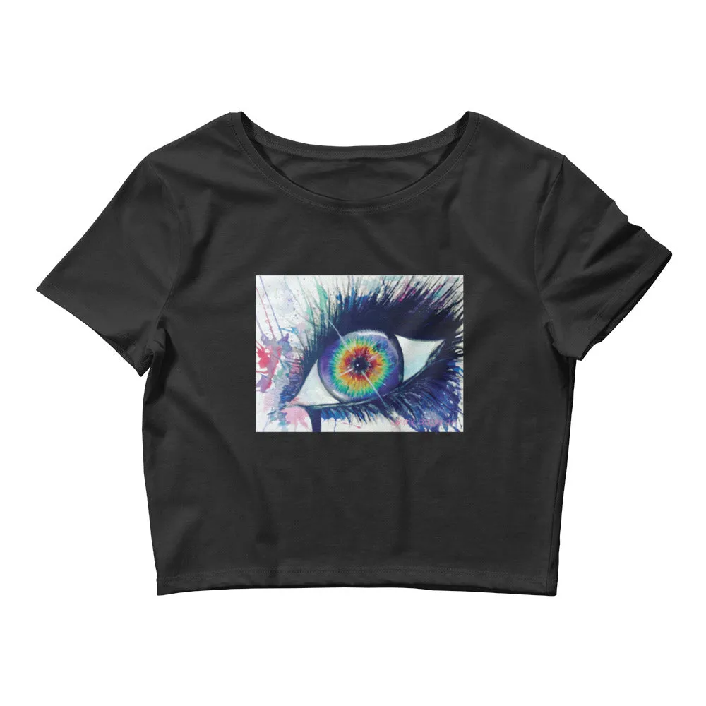 Rainbow Eye Women's Crop Top