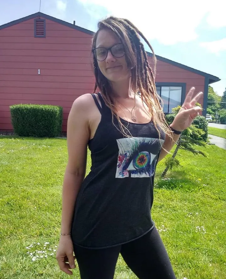 Rainbow Eye Women's Racerback Tank