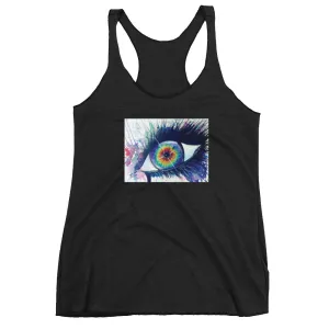 Rainbow Eye Women's Racerback Tank