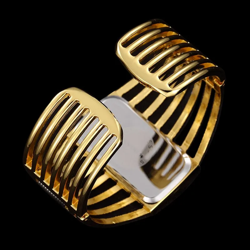 Rectangular Women's Bracelet Wristwatch