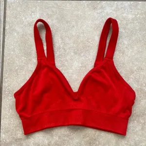 Red Women's sports Bra