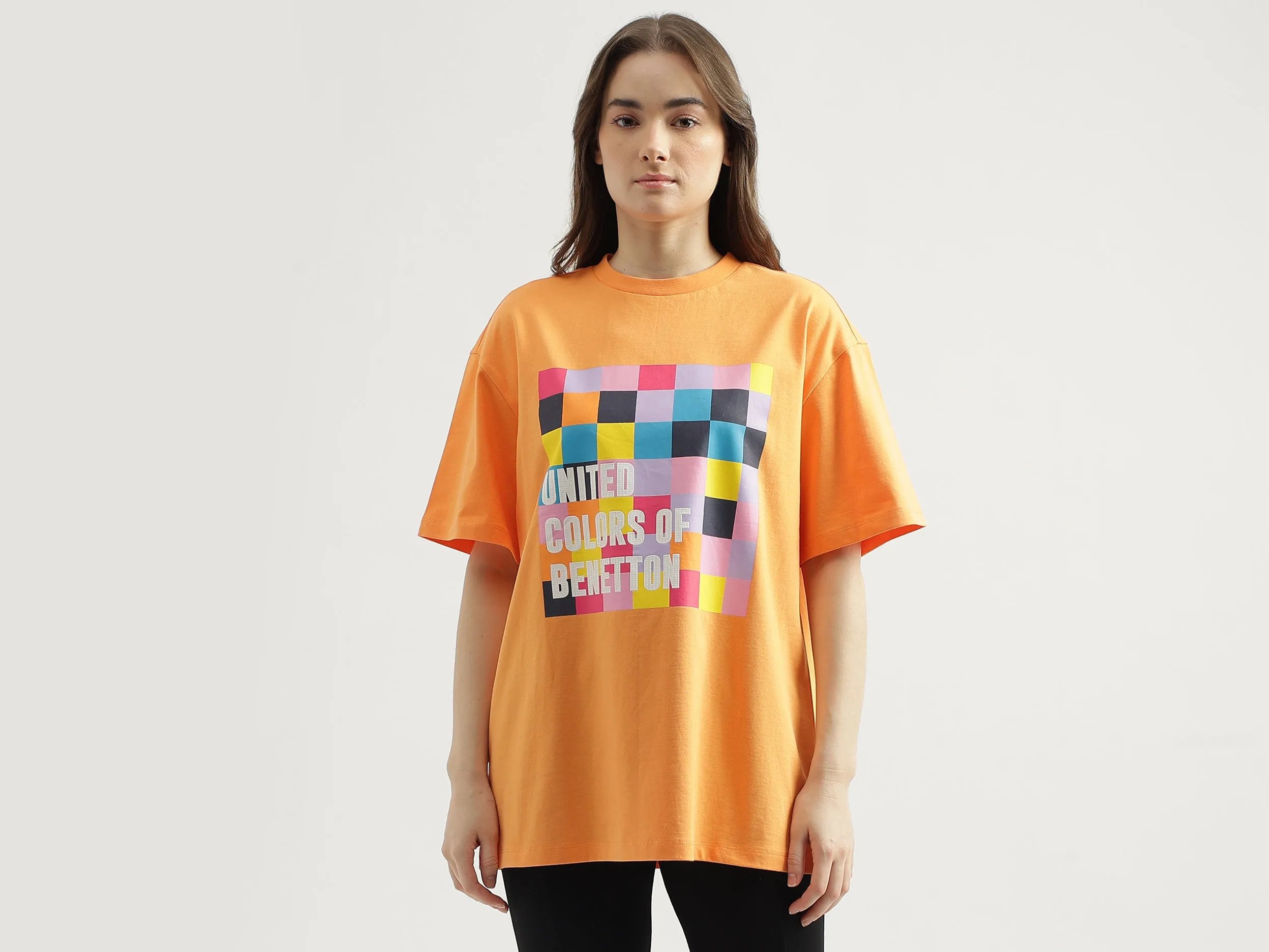 Regular Fit Crew Neck Printed Women's T-Shirt