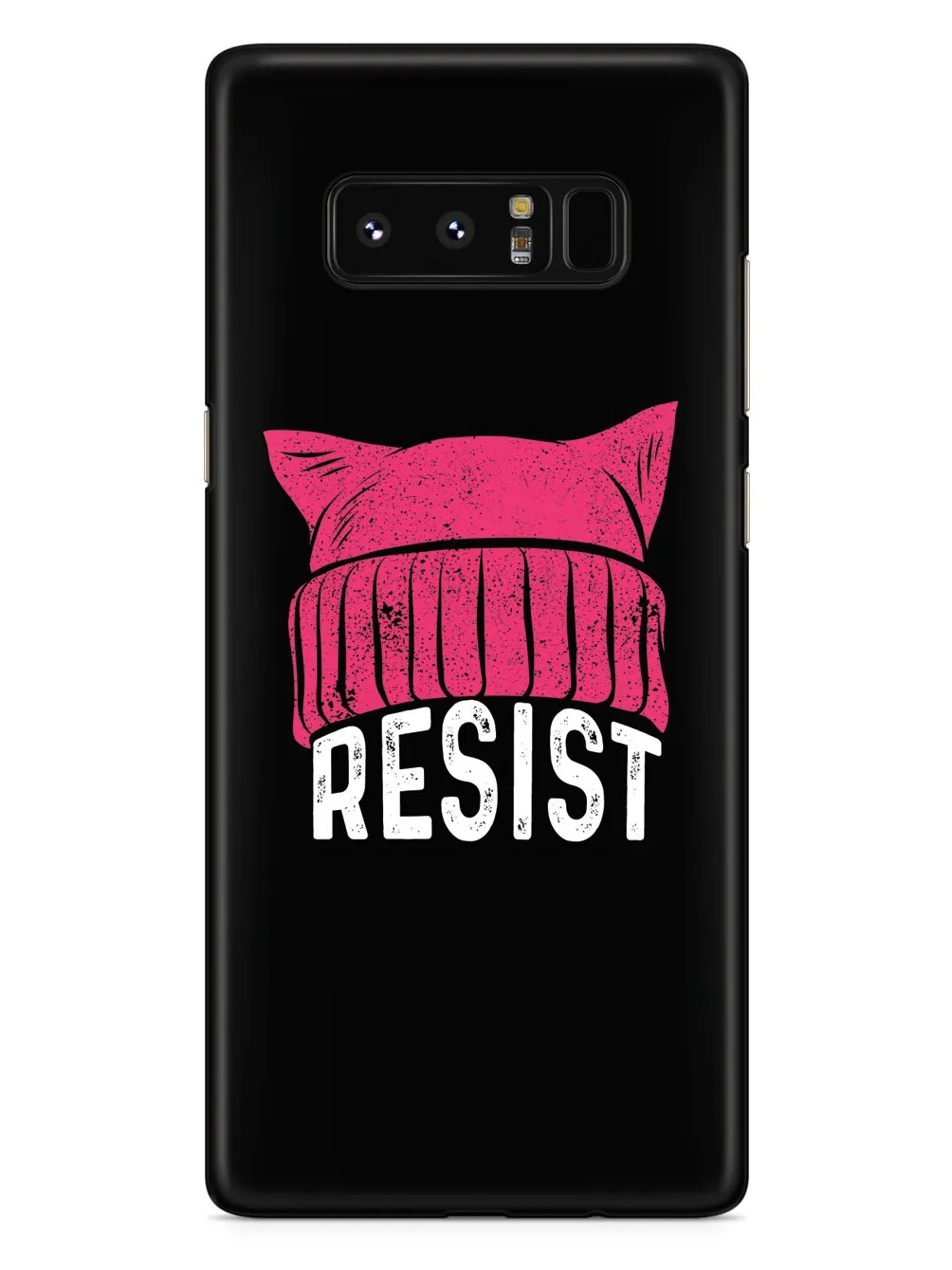 RESIST - Pussy Hat - Black Case