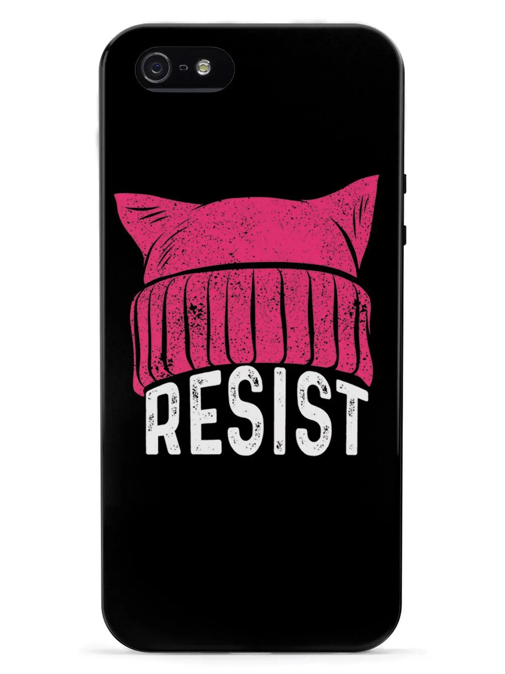 RESIST - Pussy Hat - Black Case