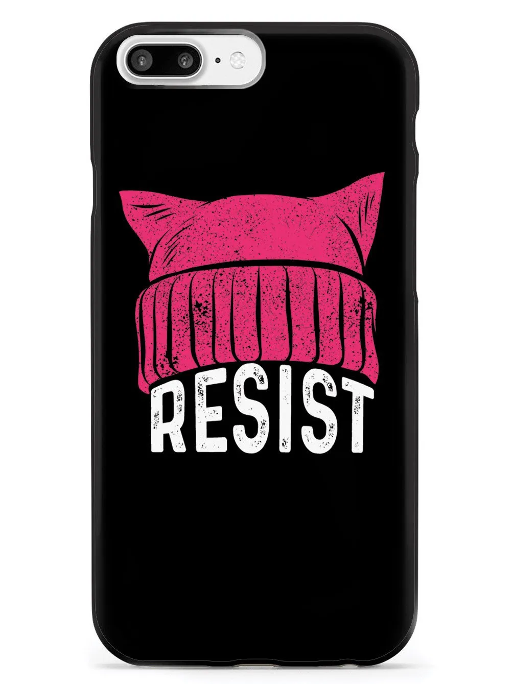 RESIST - Pussy Hat - Black Case