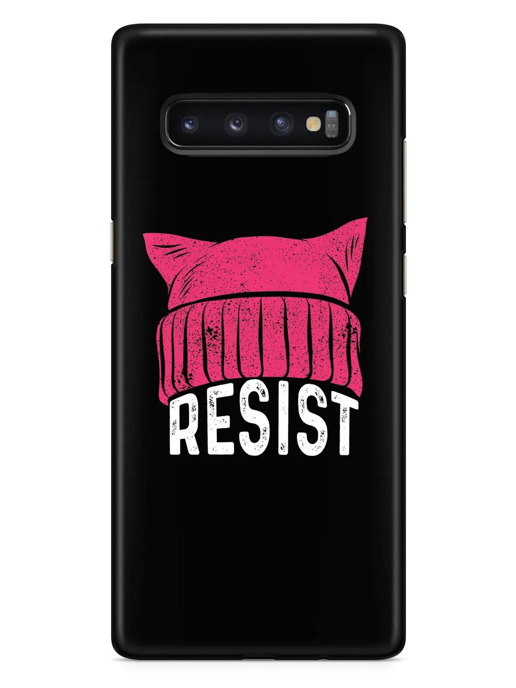 RESIST - Pussy Hat - Black Case