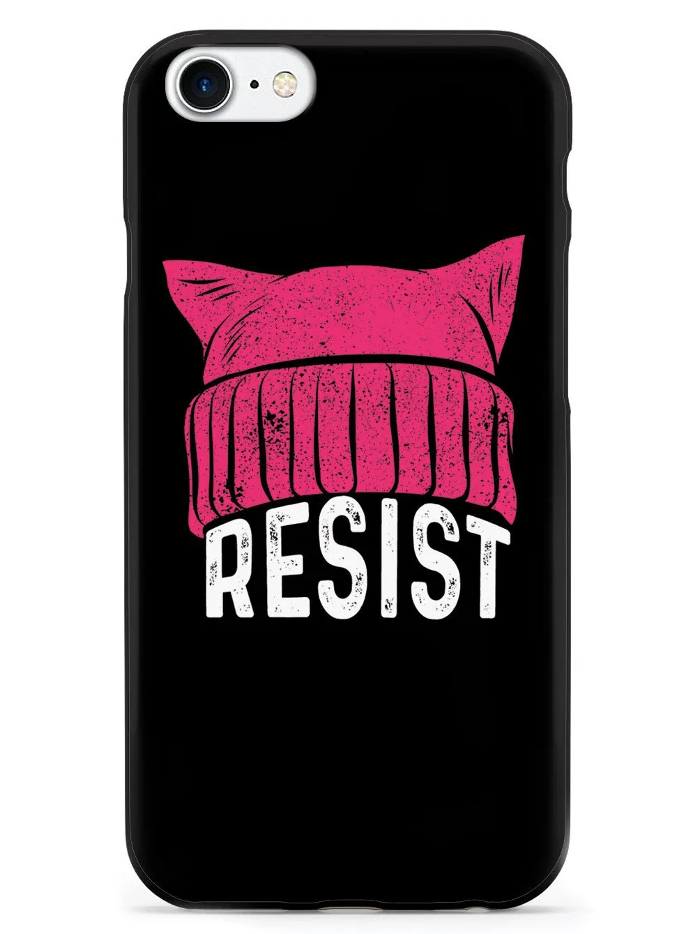 RESIST - Pussy Hat - Black Case