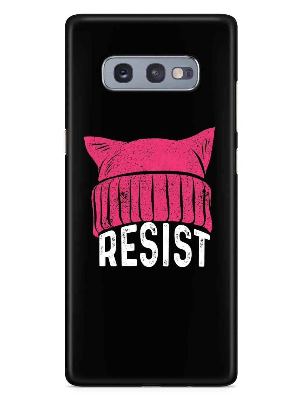 RESIST - Pussy Hat - Black Case