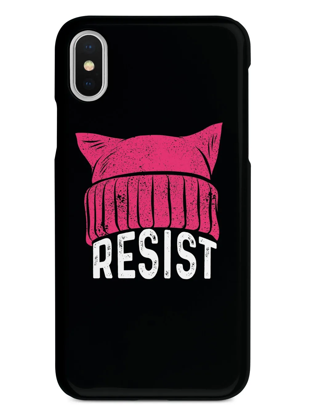 RESIST - Pussy Hat - Black Case