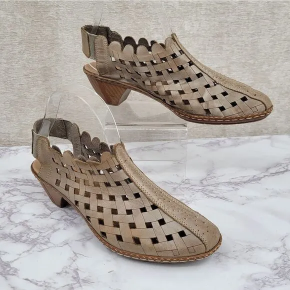 Rieker Sina 78 Taupe 46778 Women's Size Euro 38