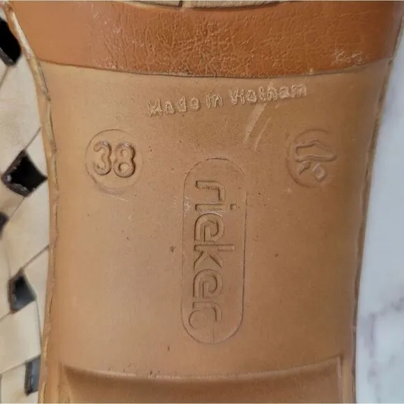 Rieker Sina 78 Taupe 46778 Women's Size Euro 38