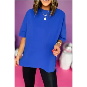 Rose Red Chic Slit Tunic: Prepare for  Compliments! Needful Things 🌹