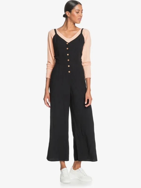 Roxy Womens Soft Landing Ankle Length Strappy Jumpsuit