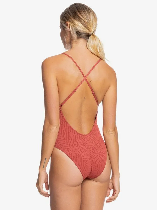 Roxy Womens Wild Babe One-Piece Swimsuit