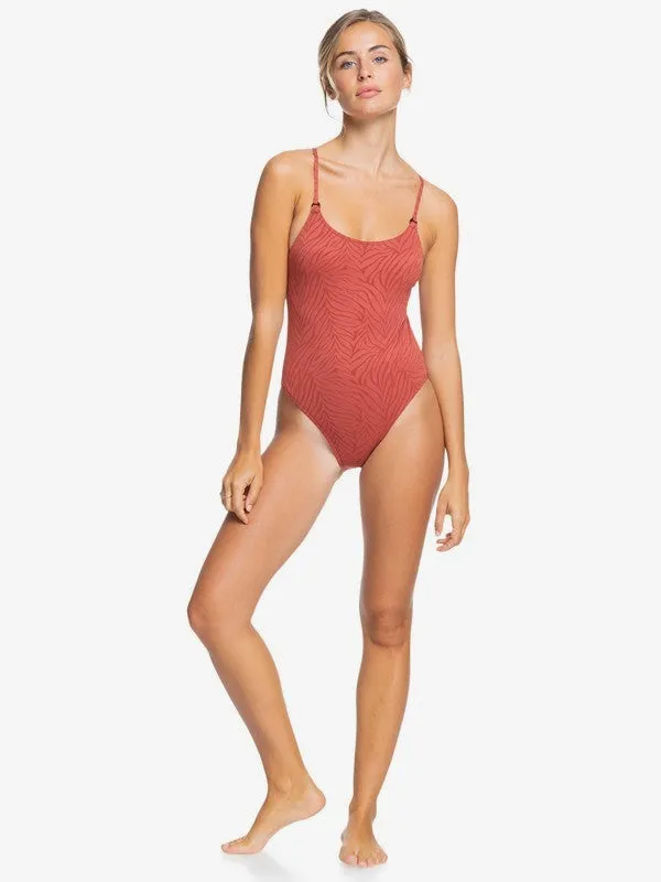 Roxy Womens Wild Babe One-Piece Swimsuit