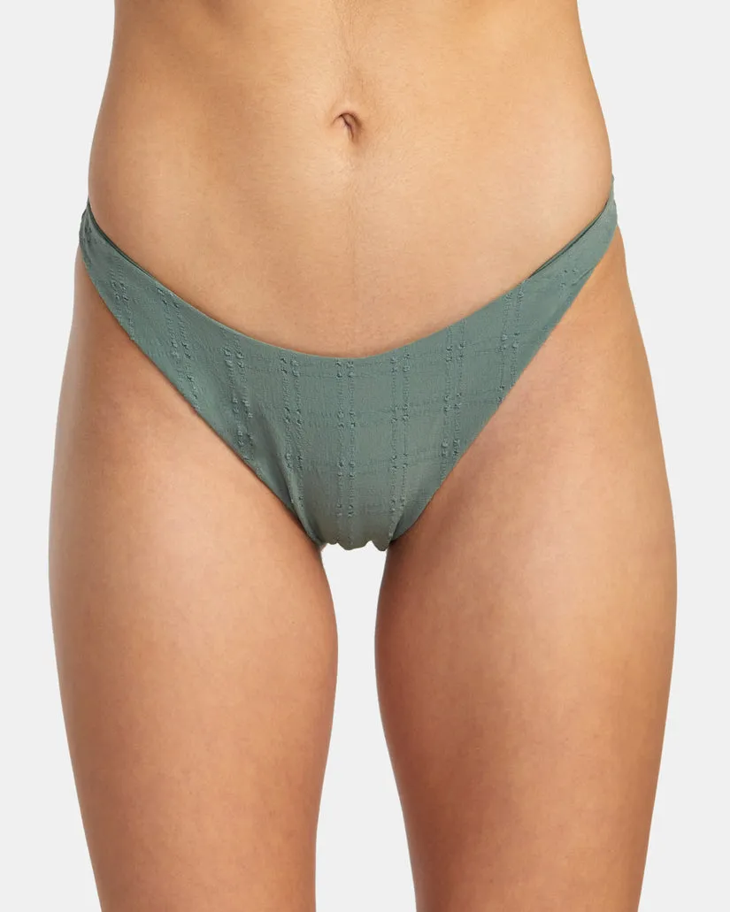 RVCA Womens Greetings Medium French Bikini Bottom