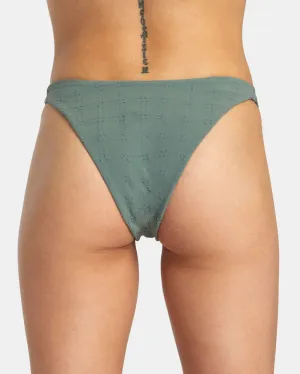 RVCA Womens Greetings Medium French Bikini Bottom