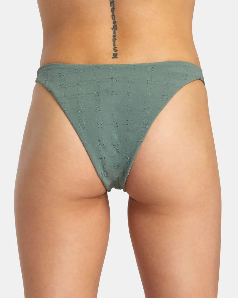 RVCA Womens Greetings Medium French Bikini Bottom