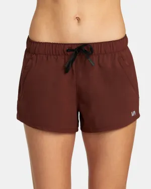 RVCA Womens VA Essential Low-Rise Yogger X Technical Training Shorts